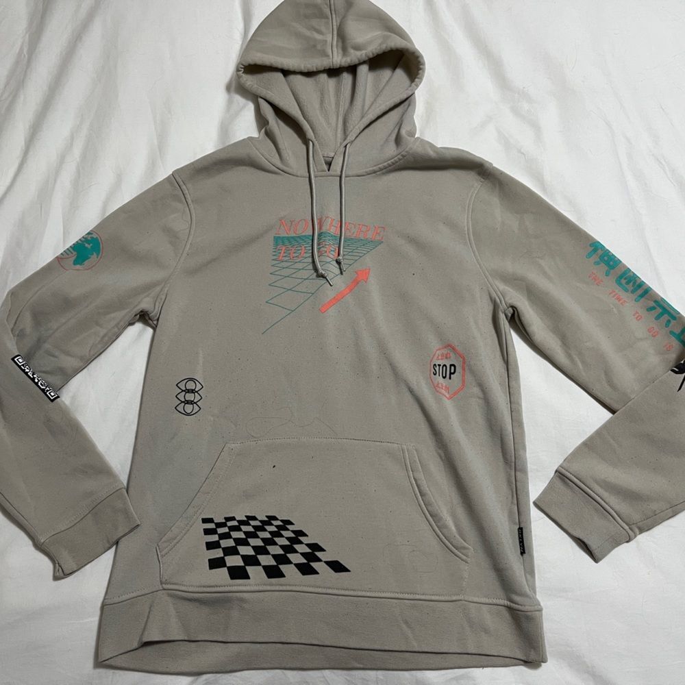 Brooklyn Cloth Nowhere to Go Graphic Hoodie Size Large